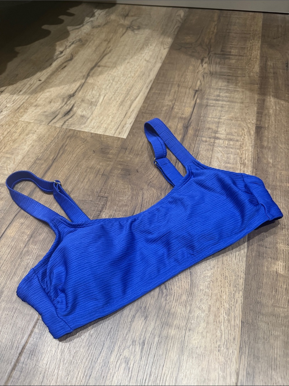 Wild Fable Ribbed Bikini Set Blue Size Small/Medium - Picture 2 of 5